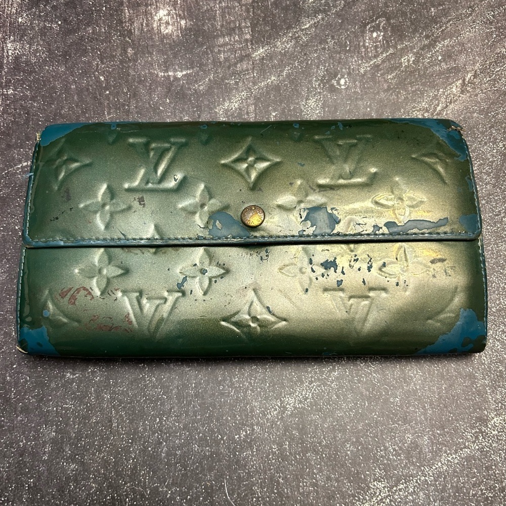 Louis Vuitton Rehab Teal Monogram Clutch